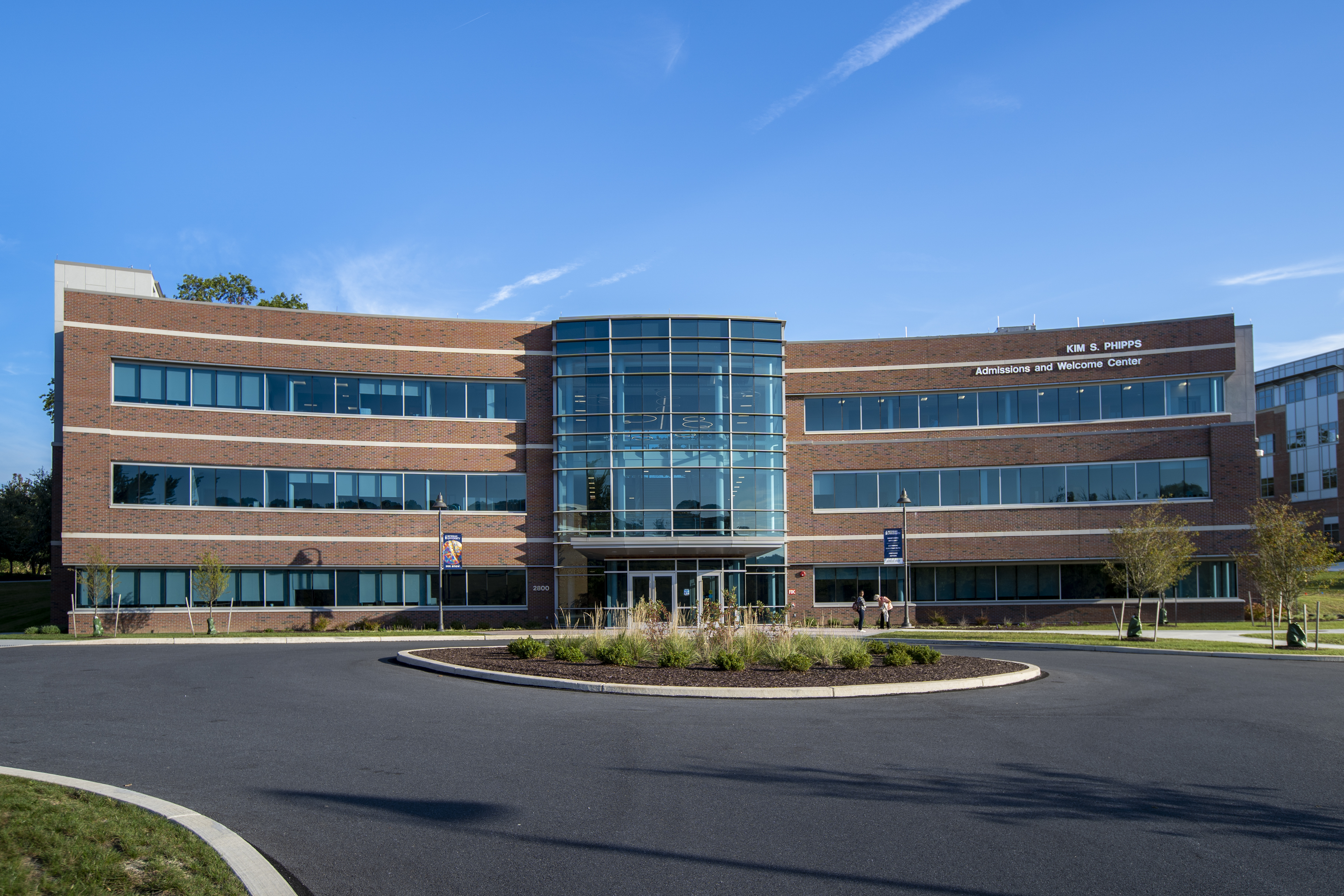 Photo of the Phipps Admissions and Welcome Center Fall 2021